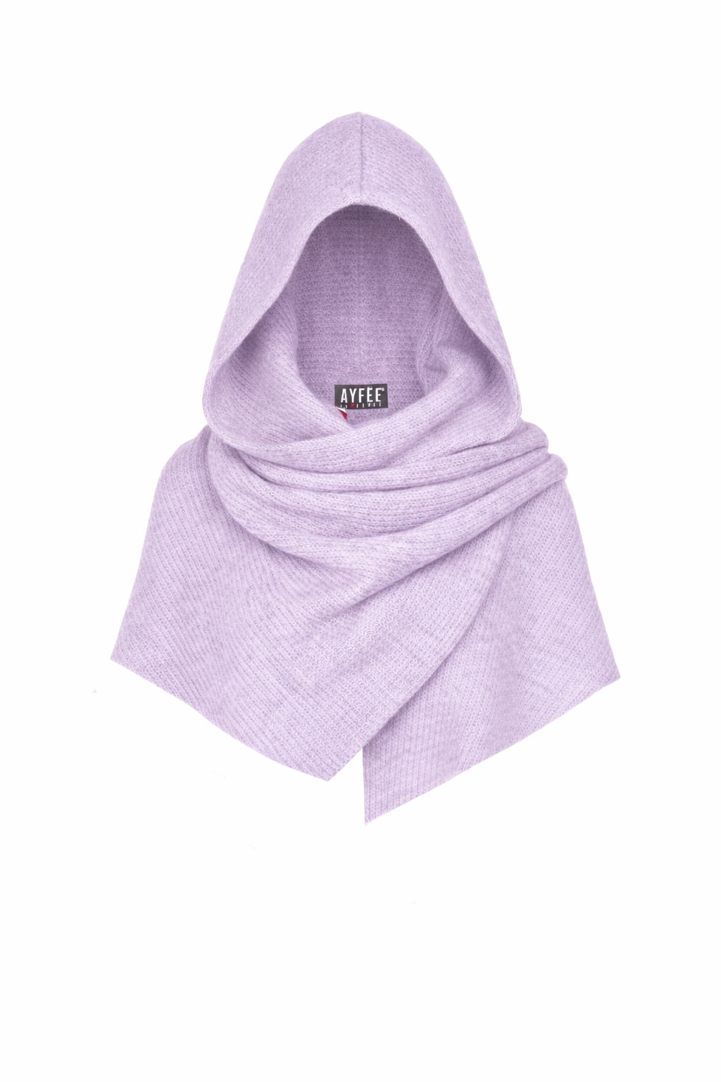 CAGOUL MAGLIA LUNGO, 10%WO 15%NY 75% VI, MADE IN PRC              - LILAC